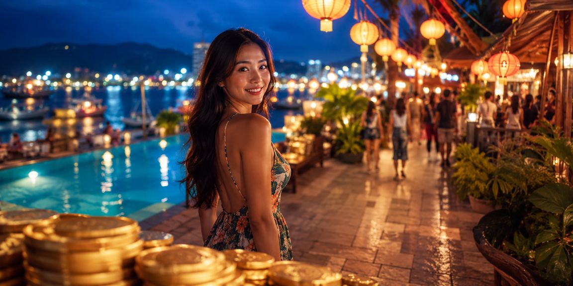 Không khí giải trí sôi động ban đêm tại Vũng Tàu với trò chơi casino